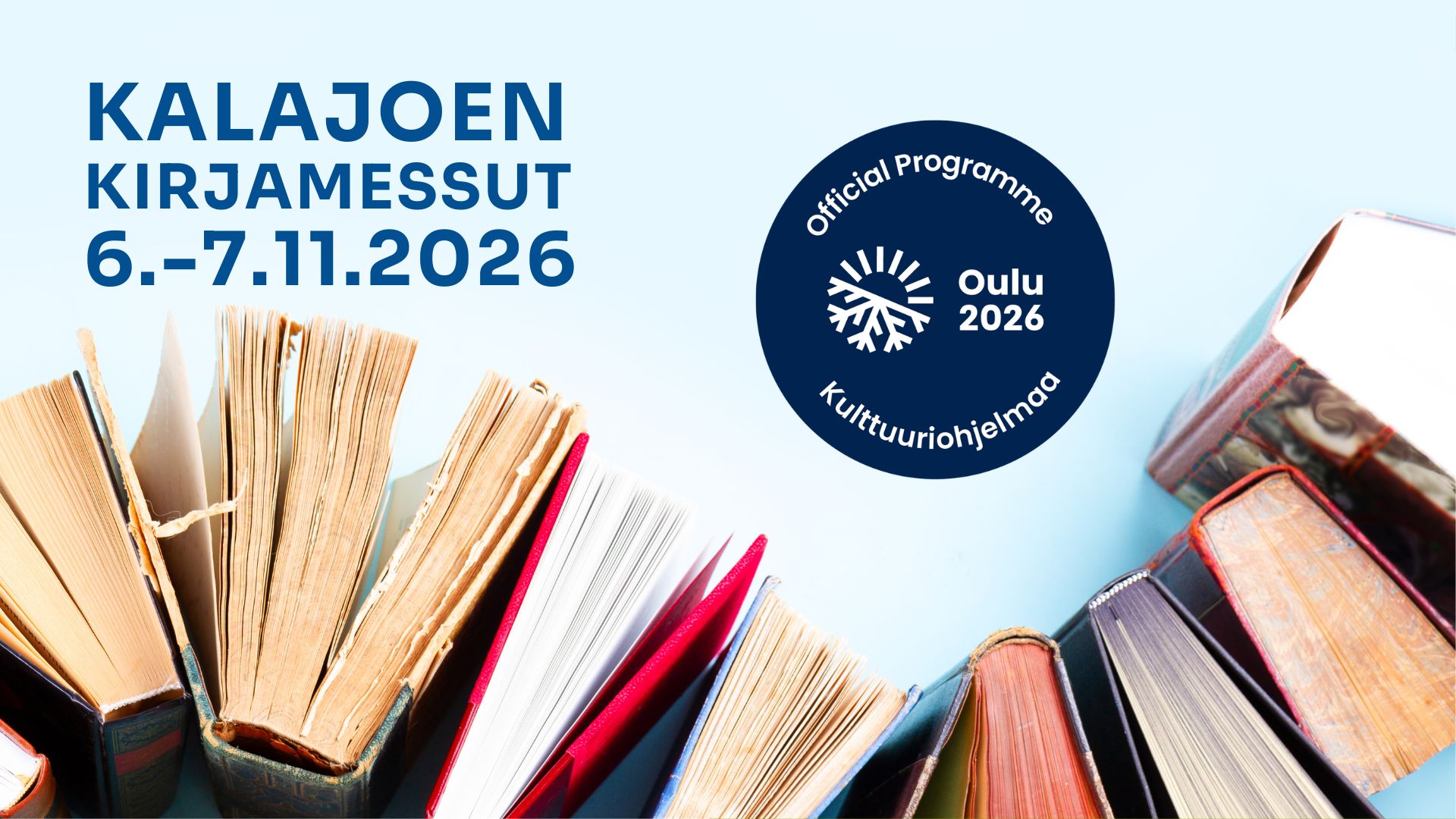 kirjat ja otsikko kirjamessut